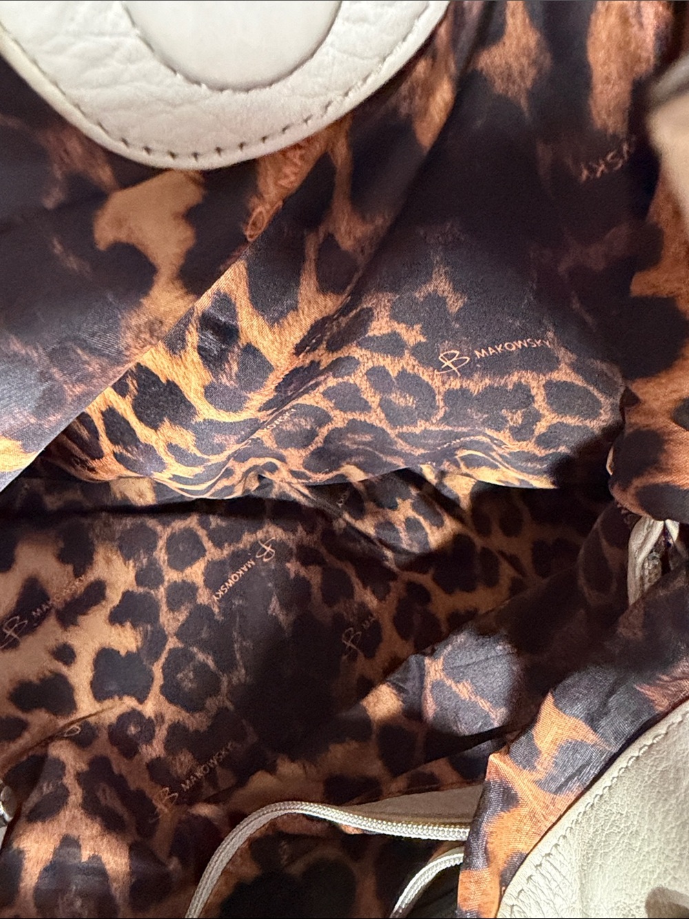 b. makowsky Leather Shoulder Bag - Picture 5 of 5